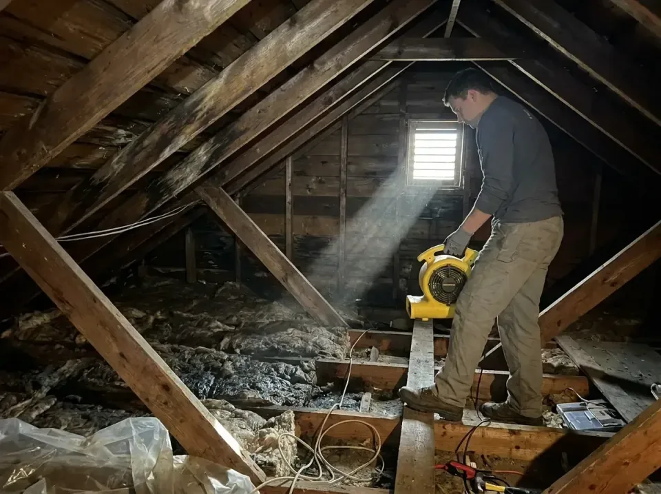 attic-water-damage-drying-proc-007 — frequently asked questions, Emergency Water Extraction & 24/7 Flood Response in Eau Cla…